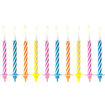 Svíčky dortové narozeninové 10 ks