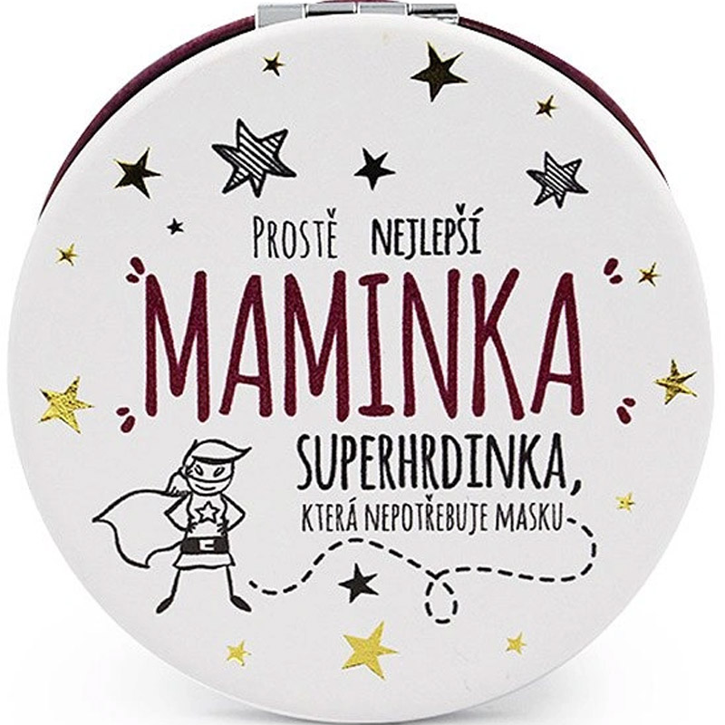 Kapesní zrcátko Nejlepší maminka superhrdinka