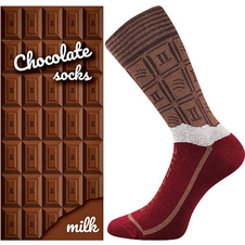 Dámské dárkové ponožky - čokoláda