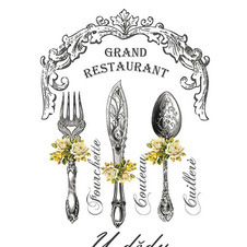 Kuchyňská zástěra - Grand restaurant u dědy